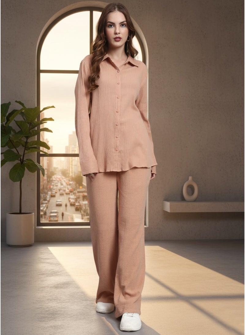 Alaya Women Cotton Co-ord Set-AL3729KS - Image 1