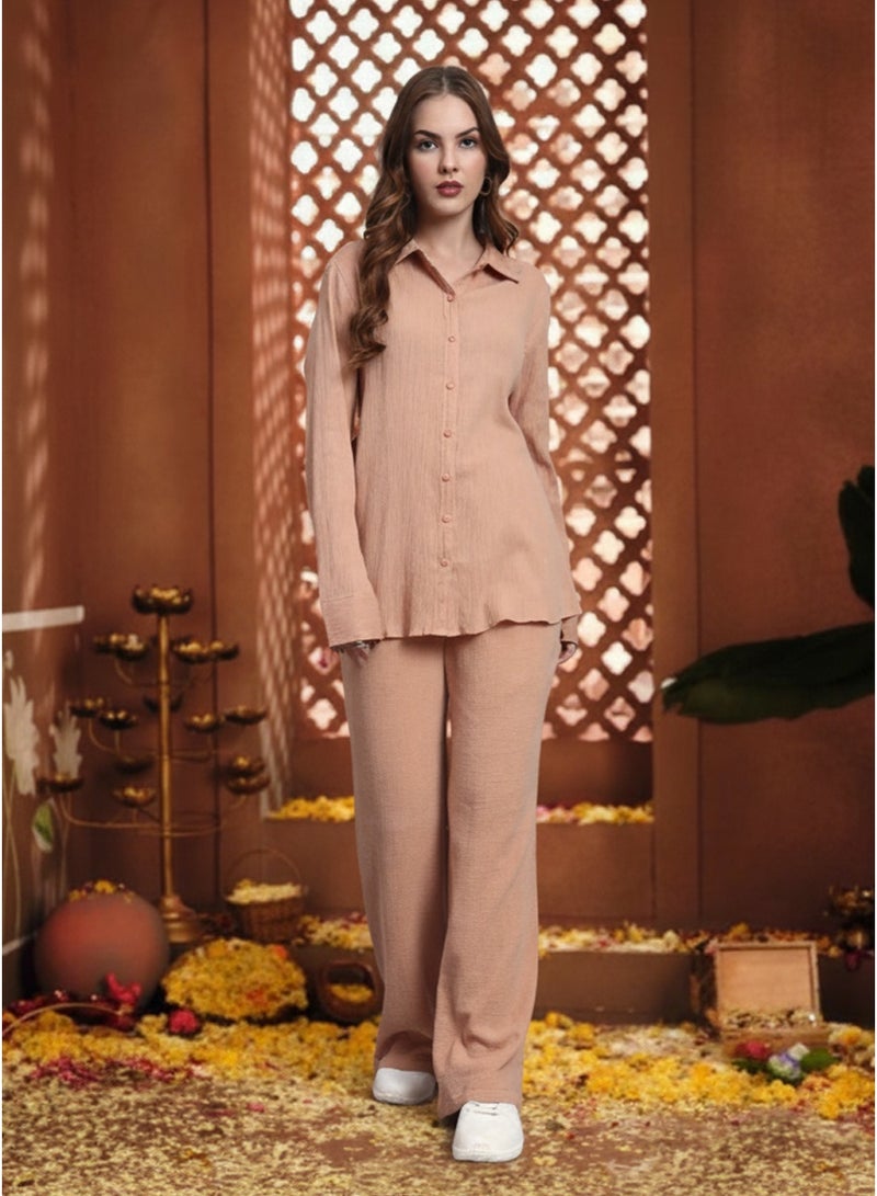 Alaya Women Cotton Co-ord Set-AL3729KS - Image 3