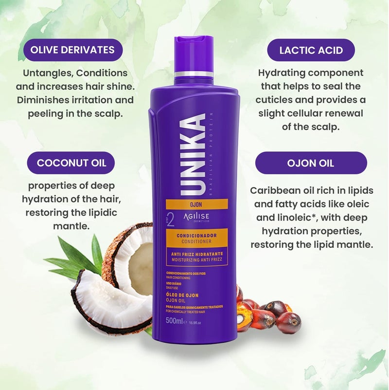 AGILISE – Unika Ojon Home Care Conditioner 500ML 16.9Fl oz - Image 2