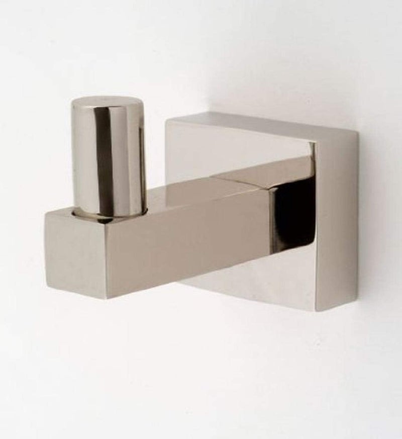 Jaclo Cubix Robe Hook in Satin Chrome - Modern Bathroom Hardware