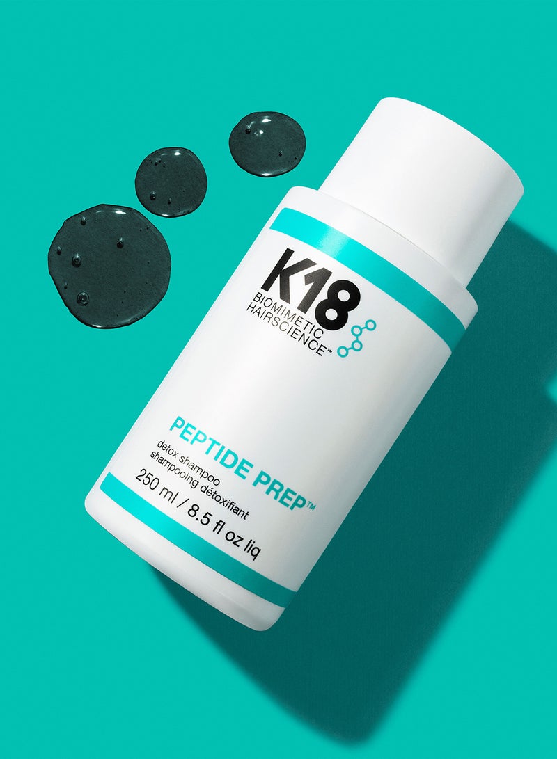 K18 Peptide Prep Color-Safe Detox Clarifying Shampoo, Non-Stripping, Ph-Optimized Cleanse, Removes Product Buildup, Dirt, Oils And Metals, 250 Ml  - Image 4