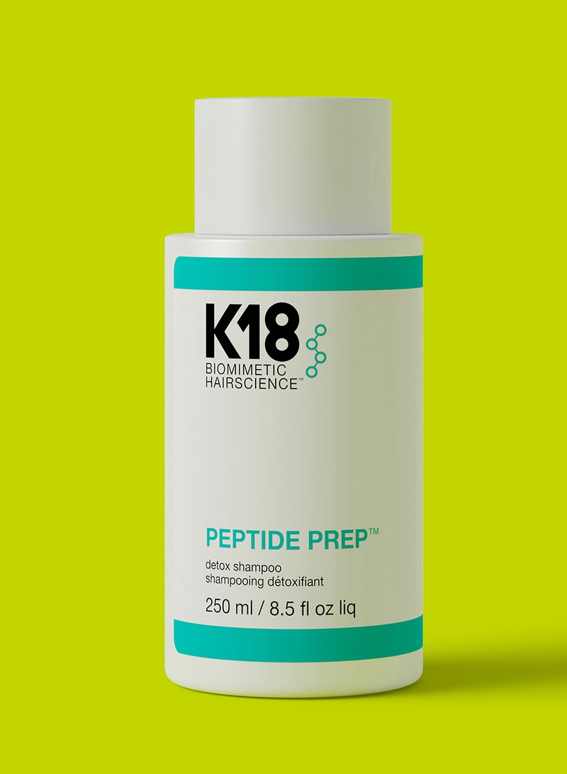 K18 Peptide Prep Color-Safe Detox Clarifying Shampoo, Non-Stripping, Ph-Optimized Cleanse, Removes Product Buildup, Dirt, Oils And Metals, 250 Ml  - Image 2