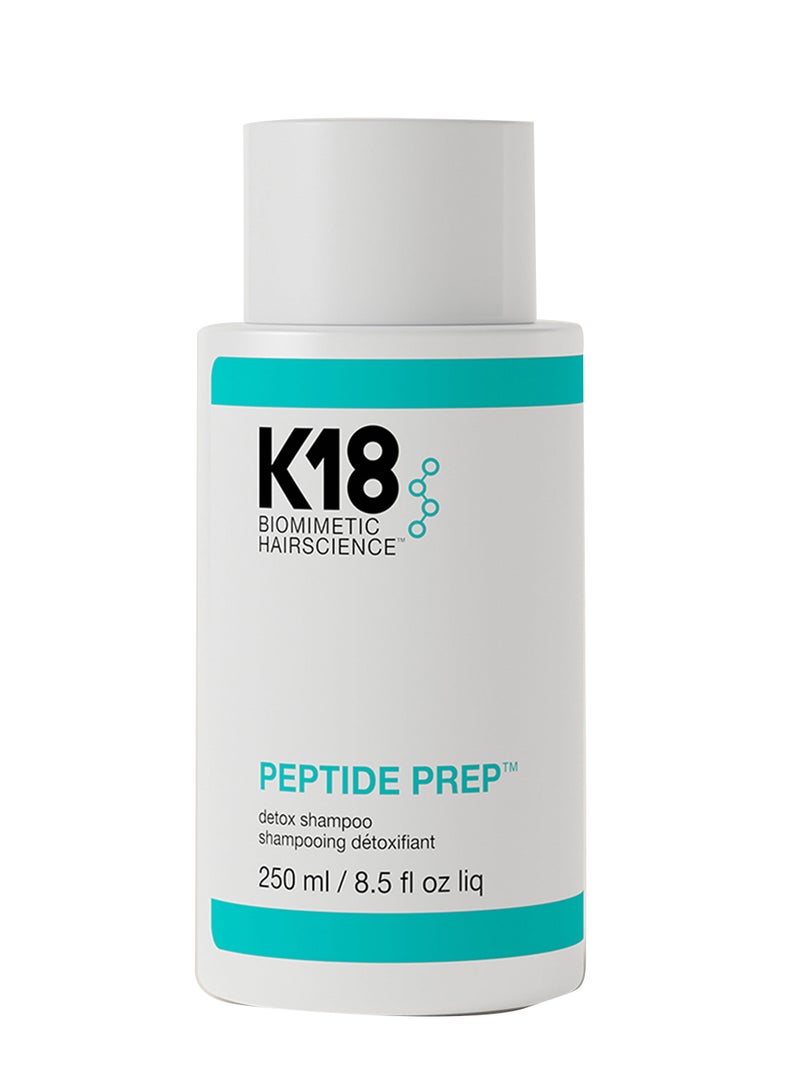 K18 Peptide Prep Color-Safe Detox Clarifying Shampoo, Non-Stripping, Ph-Optimized Cleanse, Removes Product Buildup, Dirt, Oils And Metals, 250 Ml  - Image 1