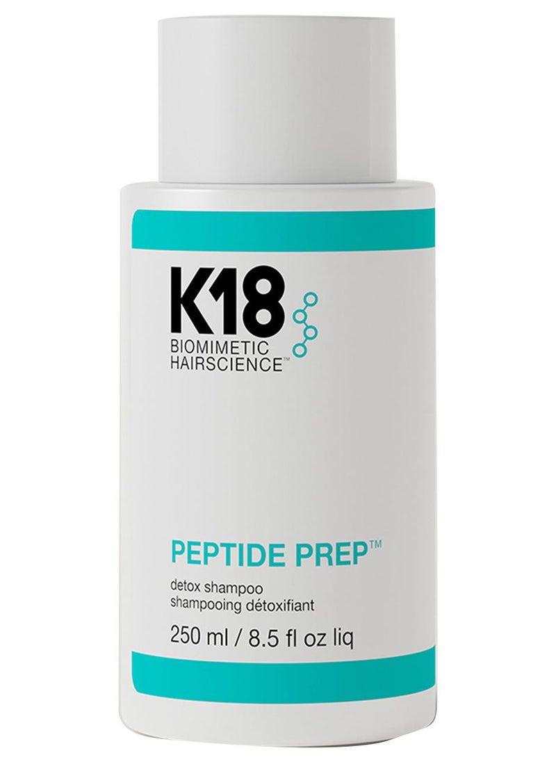 K18 Peptide Prep Color-Safe Detox Clarifying Shampoo, Non-Stripping, Ph-Optimized Cleanse, Removes Product Buildup, Dirt, Oils And Metals, 250 Ml - Image 1