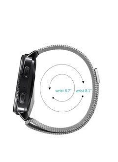 O Ozone Milanese Single Loop Band For CMF by Nothing Watch Pro/Watch Pro 2 Watchband Bracelet, Metal Mesh Magnetic Folding Buckle Adjustable Replacement Straps- Black  - Image 3