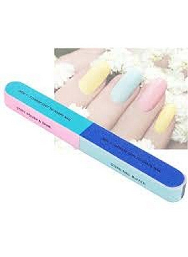 Generic Manicure Tool Set - 7-Sided Nail Buffer and File Combo, Pack of 2 (Assorted Colors) - Image 3