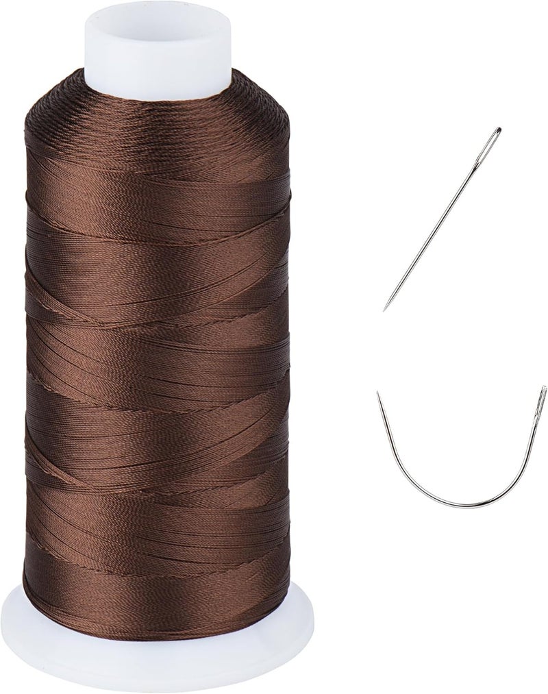 simthread UV Resistant - Simthread 100% Polyester Bonded Thread Tex 69 (12wt) - 1500 Yards NP-D.Brown - Image 1