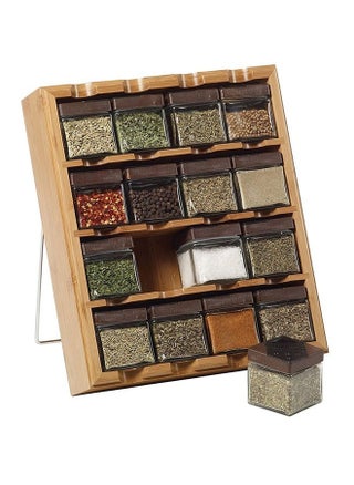 4 Tier Bamboo Spice Jar Organizer Excellent Tiered Wooden Spice Rack with 16 Pcs Empty Spice Jar - pzsku/Z708215FC6E40FCA0F1A9Z/45/_/1699593943/bdd28032-d1bc-488e-9b16-e3a1e29bc45a
