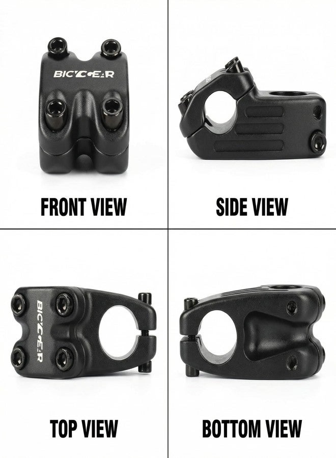 BICYCGEAR 22.2 Bike Stem 48mm 0 Degree Short Stem Aluminum Forged Bicycle Handlebar Stem for E Bike Dirt Bike PitBike, BMX, MTB, Sand Blasted, 7/8 inch - Image 5