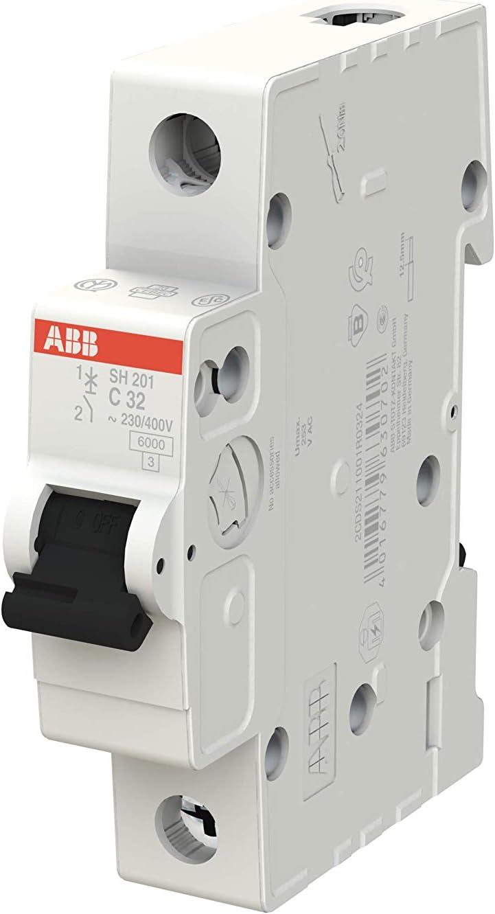 ABB SH201-C32 Miniature Circuit Breaker, 1 Pole, 32 Amp - Image 2