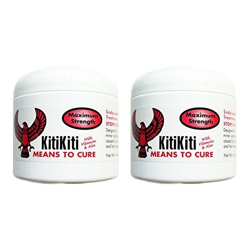 KitiKiti Scalp and Skin Treatment Maximum Strength 4oz Jar (2 Pack) - Image 1