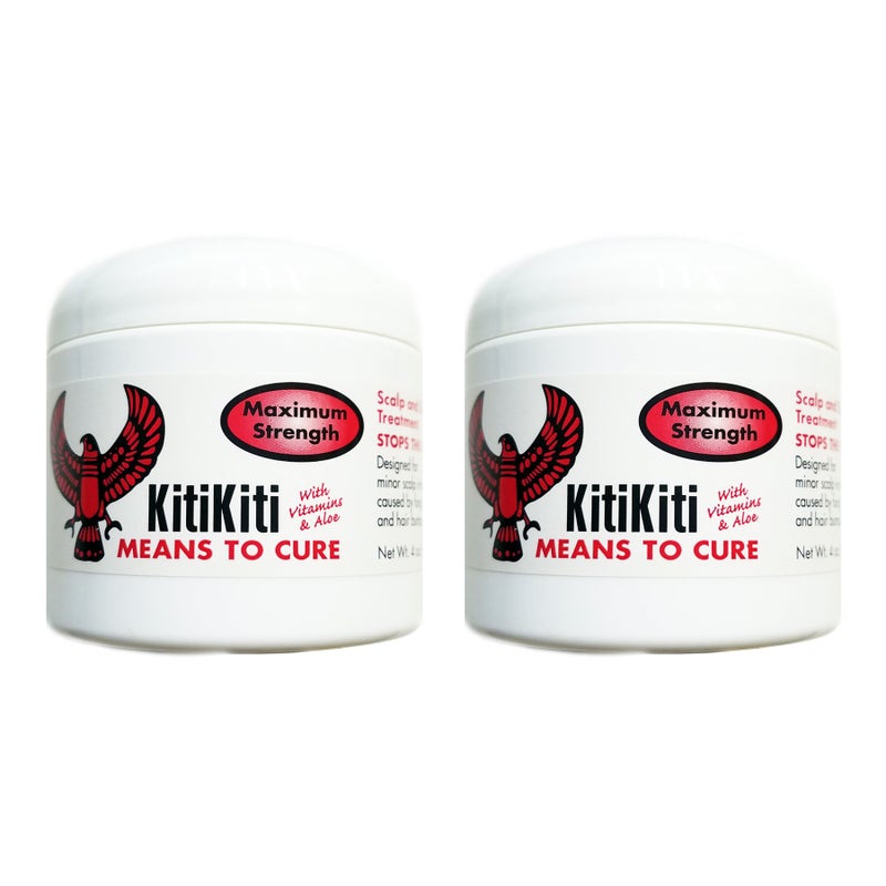 KitiKiti Scalp and Skin Treatment Maximum Strength 4oz Jar (2 Pack) - Image 3