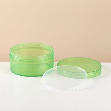 ASTRQLE 3 Pcs 300ml 10oz Plastic Cosmetic Jars Containers Leak Proof Lotion Container Lotion Jars Cream Containers with Lids WideMouth Refillable Storage Containers Body Butter Containers Pot Case Holder  - Image 3