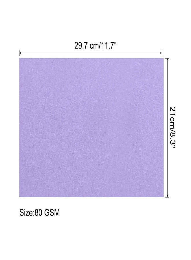MECCANIXITY 100 Sheets Colored Copy Paper 8.3 x 11.7 Inch Printer Paper 80gsm Light Purple for Office Printing, Document Copying, Invitations, Forms, Art Projects - Image 2