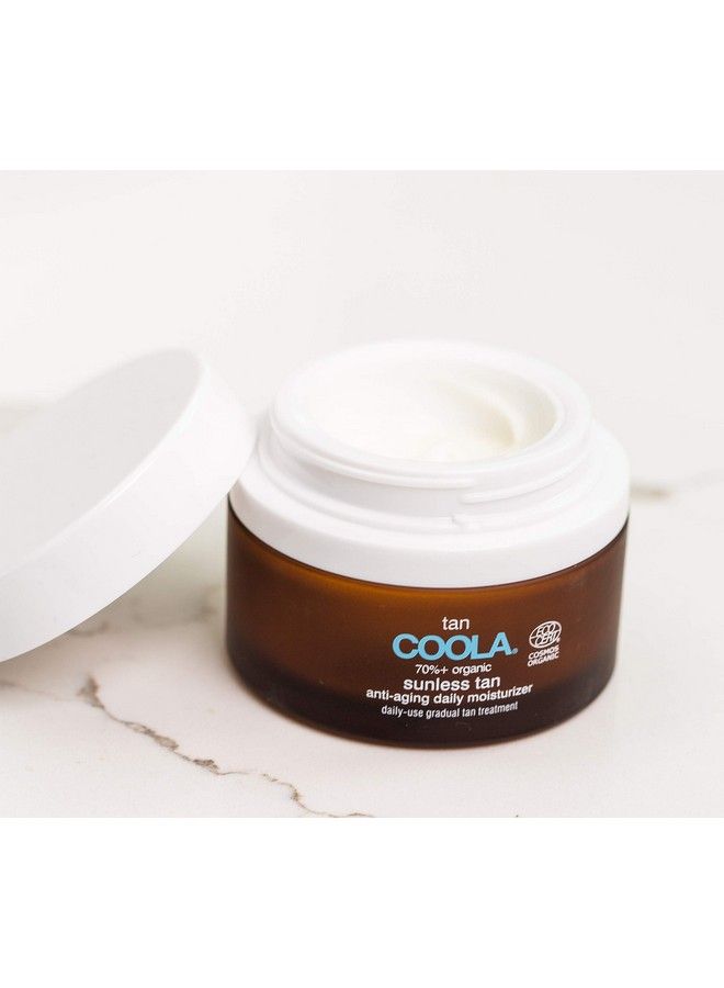 COOLA Organic Sunless Self Tanner Face Moisturizer Dermatologist Tested Antiaging Skin Care Vegan And Gluten Free 1.5 Fl Oz - Image 4