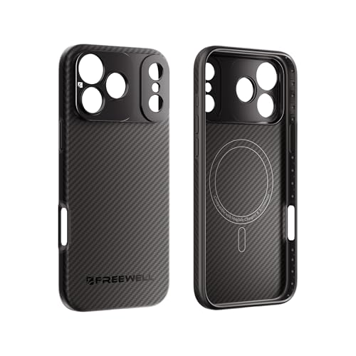 FREEWELL Pro Filmmaker Case for iPhone 17 Pro Max Magnetic Filter 17mm Lens Mount Black - Image 1