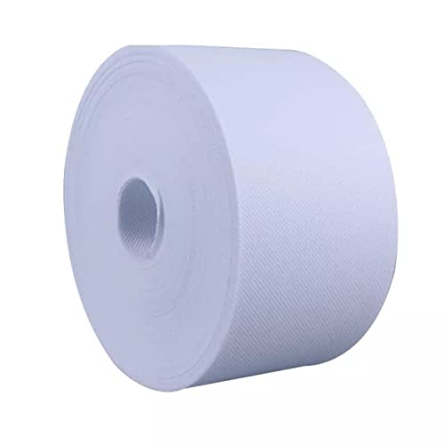 UNIQUELLA UNIQUELLA Curtain Tape Wide 4 Inch 25 Meters Thick Quality Non Woven Fabric Plain Curtain Tape for 20 Curtains 25 Meter White Without Holes Cut Holes As Per Requirement  - Image 4