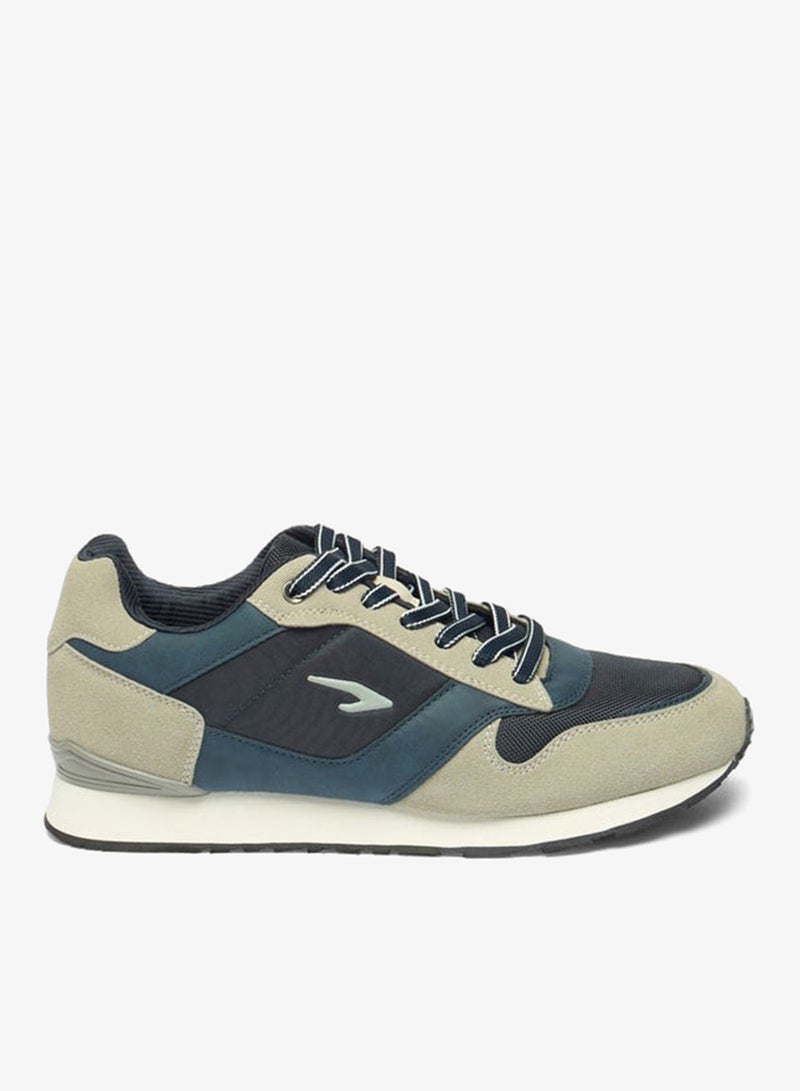Dash Men's Colourblock Sports Shoes with Lace-Up Closure - Image 3
