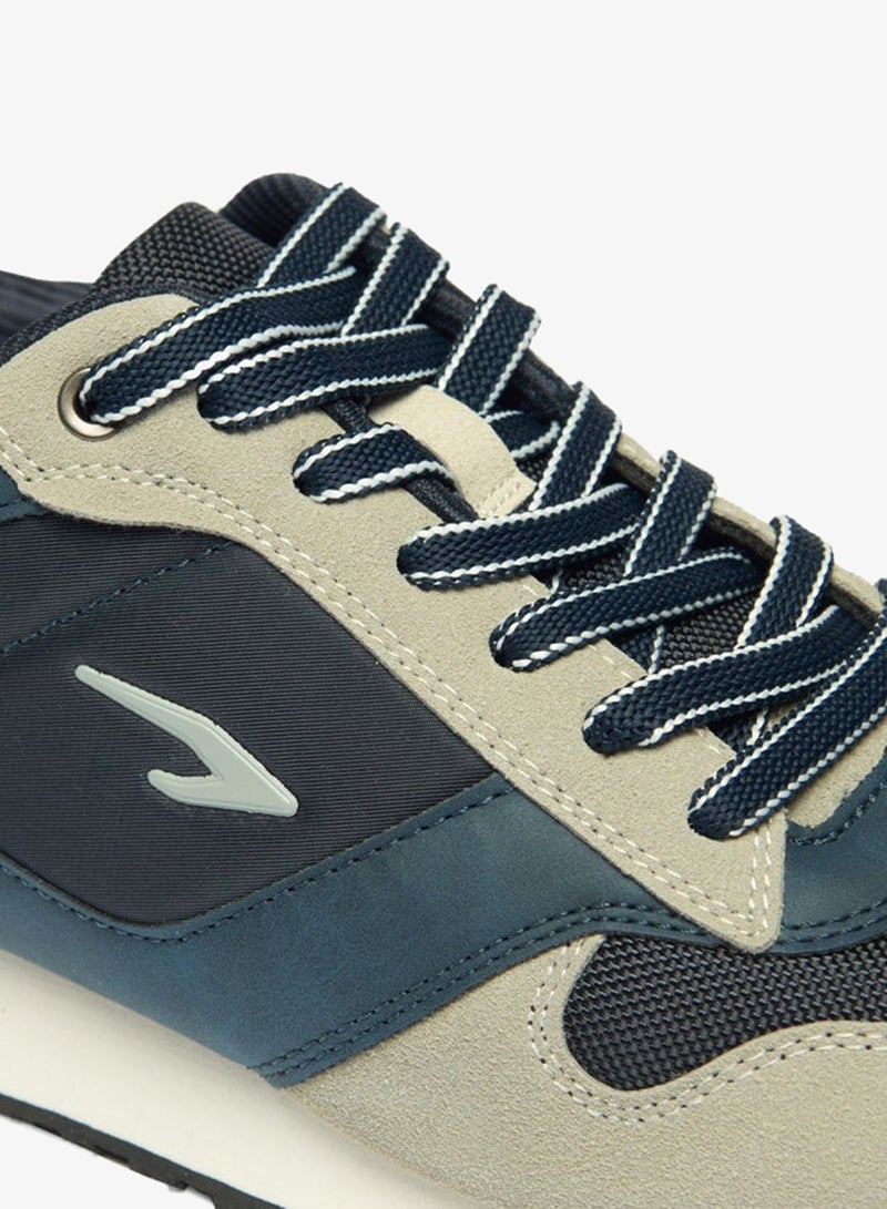 Dash Men's Colourblock Sports Shoes with Lace-Up Closure - Image 4