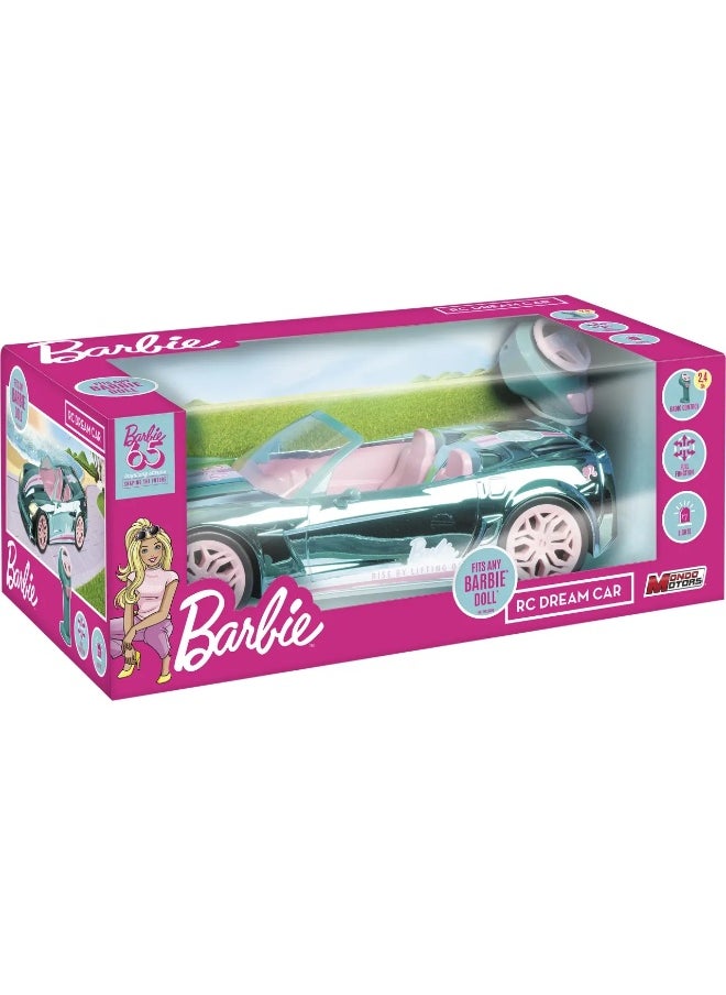 Barbie Barbie 65th Anniversary Mondo Motors Remote Control Dream Car (40 x 17.5 x 12.5 cm, Turquoise)  - Image 1