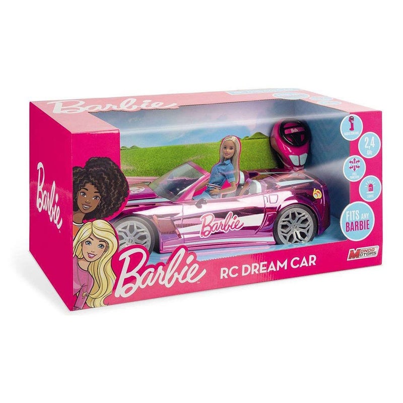 Barbie 65th Anniversary Mondo Motors Remote Control Dream Car (40 x 17.5 x 12.5 cm, Turquoise) - Image 1