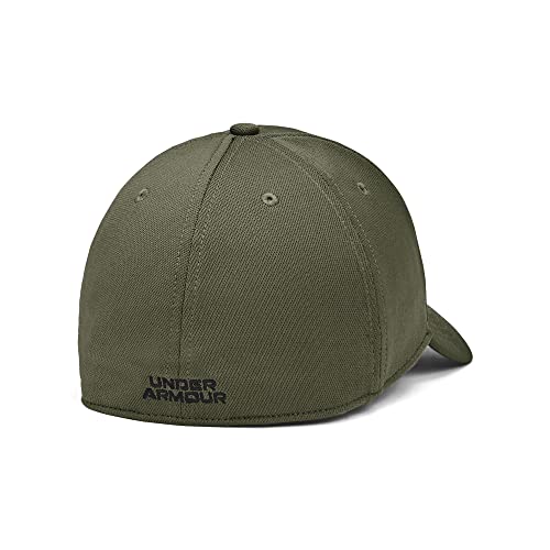 Under Armour Men's Blitzing Cap Stretch Fit, (390) Marine OD Green / / Black, Large/X-Large - Image 2