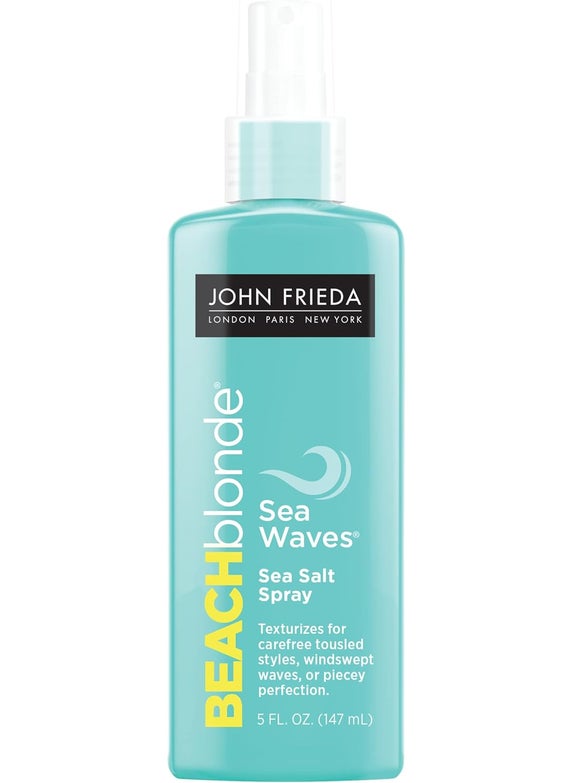 John Frieda John Frieda Beach Blonde Sea Waves Texturizing Spray with Natural Salt for Tousled, Wavy Volume - 5 Ounce 