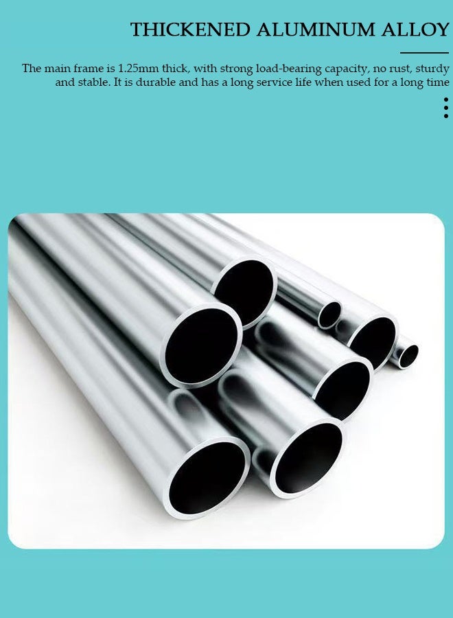 DUNISO كرسي استحمام، مقعد استحمام خفيف الوزن قابل للتعديل، كرسي استحمام بدون أدوات لكبار السن، 6 ارتفاعات قابلة للتعديل، كرسي استحمام مضاد للانزلاق محمول لكبار السن، المعاقين، الحوامل والمصابين مع إسفنجة تنظيف الظهر - Image 4