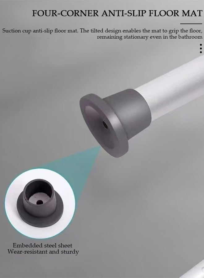 DUNISO كرسي استحمام، مقعد استحمام خفيف الوزن قابل للتعديل، كرسي استحمام بدون أدوات لكبار السن، 6 ارتفاعات قابلة للتعديل، كرسي استحمام مضاد للانزلاق محمول لكبار السن، المعاقين، الحوامل والمصابين مع إسفنجة تنظيف الظهر - Image 5