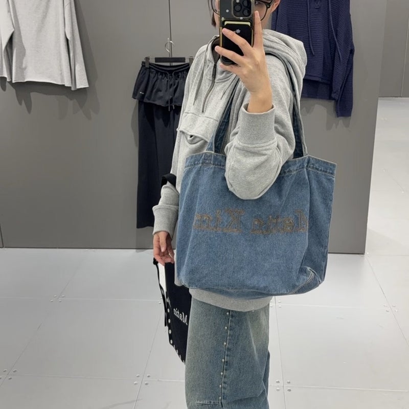 Matin Kim Denim Tote Bag - Image 5