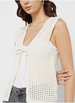 ONLY Onlannasofia Life Sl Vest Knt  - Image 3