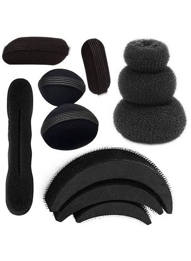 تشاندركاش مجموعة CHANDERKASH من 5 قطع مكونة من 11 قطعة من إكسسوارات الشعر للنساء والفتيات - باللون الأسود - Image 1