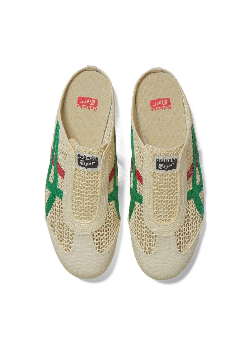 Onitsuka Tiger Sabot Slip-On Athletic Sandals - Brown/Green for Men/Women/Students - Image 3