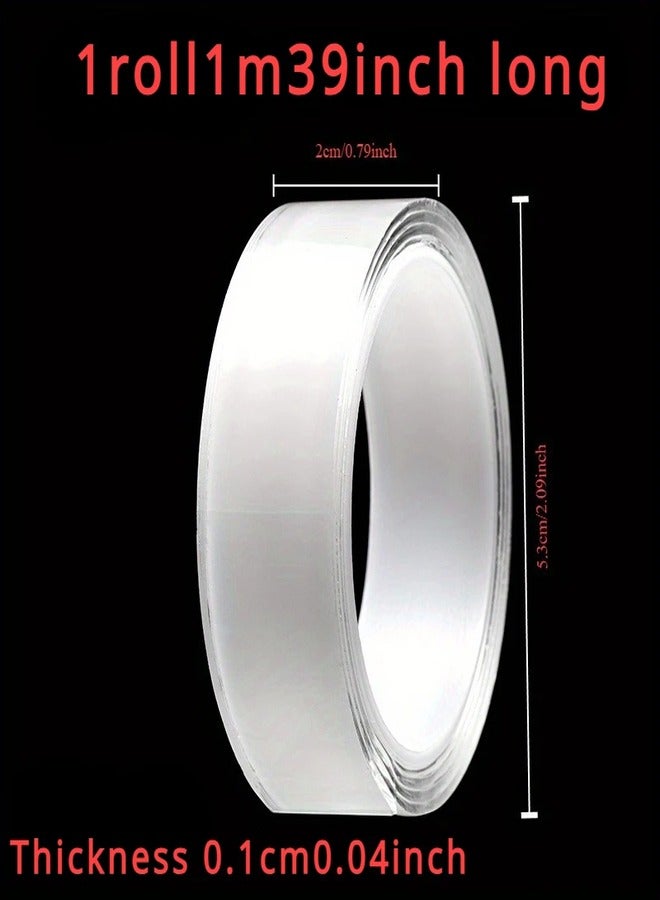 Generic Double Sided Tape Transparent, 2 Pcs  - Image 1