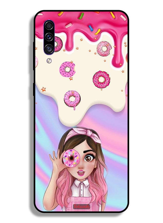 Tolwak Samsung Galaxy A50 Protective Case Cover Holding Donut - Image 1