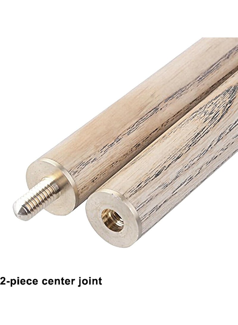 snooker Cue Stick 2 Piece Billiard Cue Sticks with 9mm Tip Heavy Hitter Jump Break Cue Lightweight Portable Wooden Durable Cue Stick Hand Painted Billiard Sticks for House Bar Club Break Jumps Men Women - Image 2