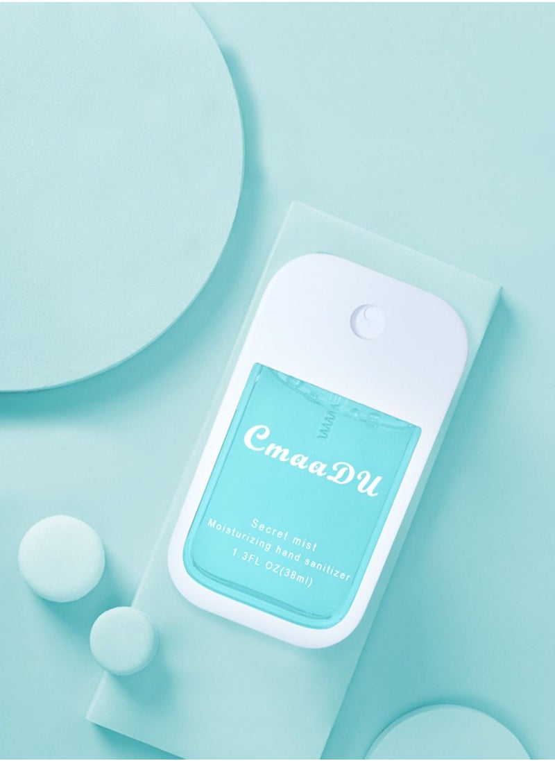 CmaaDu - Hand Sanitizer Spray Hydrating Portable Travel Friendly Effective Anti-Bacterial Quick-Drying Perfume Hand Sanitizer to Inhibit Bacteria and Protect Health 38ML - Image 1