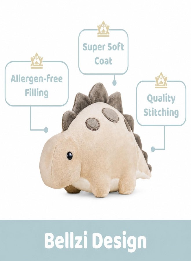 Bellzi Stegosaurus Cute Stuffed Animal Plush Toy - Adorable Soft Dinosaur Toy Plushies and Gifts - Perfect Present for Kids, Babies, Toddlers - Steggi - Image 3