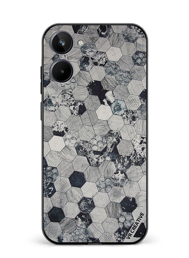 VR CREATIVE Protective Case Cover For Realme 10 Pattern Design Multicolour - Image 1