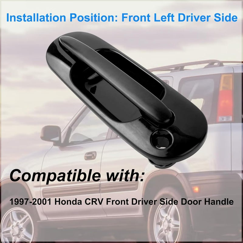 HHCSOP Front Left Door Handle for Honda CR-V 1997-2001 - Image 3