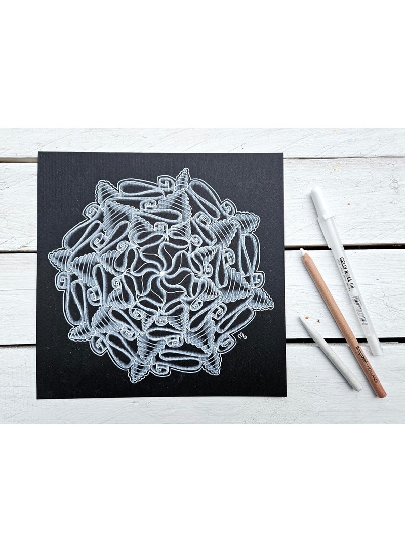 ساكورا أقلام جيل رول من ساكورا، 3 ألوان، مجموعة متنوعة – لون أبيض، مقاسات 05، 08، 10، موديل POXPGBWH3 - Image 3