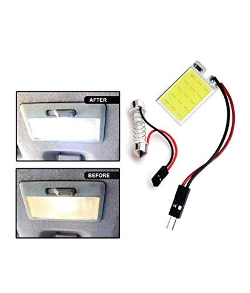 AOWbikes 24 Chip COB LED Super Bright Car Roof Light/Doom Light For Chevrolet Beat (White) - Image 3