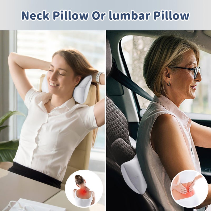 Pro Goleem Small Pillow 11’’x6’’x2.5’’ for Kids and Baby Sleeping with Name Tag Mini Tiny Pillow for Camping and Chair Car Air Nap Neck Lumbar Knee Rest Pillows, White - Image 5