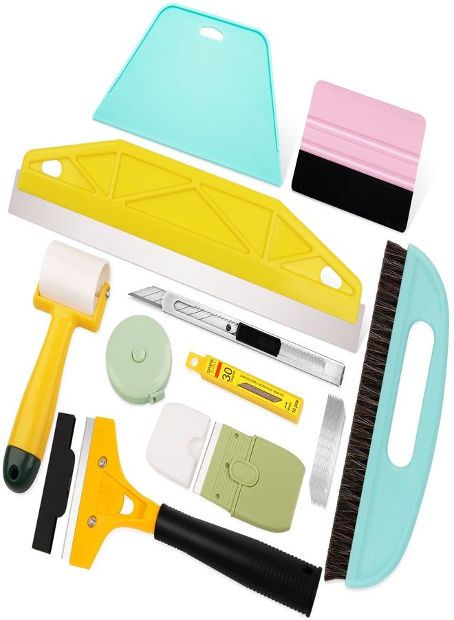 WRAPXPERT Wallpaper Kit with Wallpaper Smoothing Tools and Brush for Peel and Stick,Backsplash,Contact Paper - Image 1