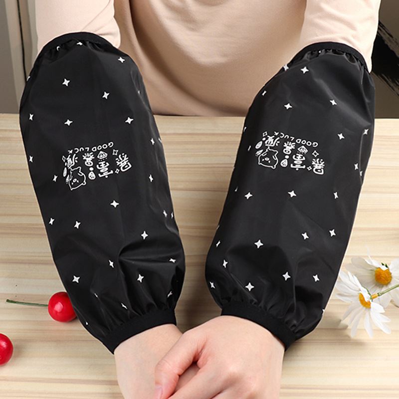 Miaomei 2-Pair Set of Waterproof Arm Sleeves, One Size Fits All, Cooking And Stir-Frying Splash-Proof Hand Guard, Kitchen Hand Protection against Water, Oil And Scalding - Image 3