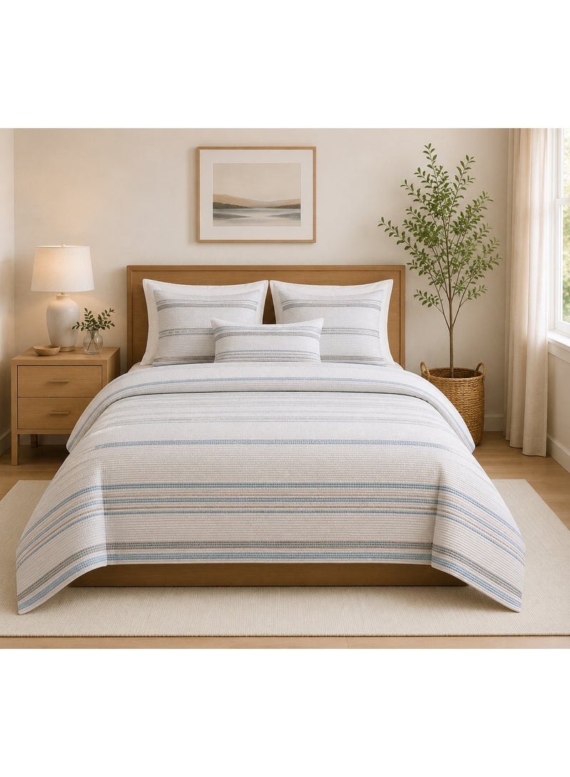 Home auraa Harmony 3 pcs comforter set with pillow cover - 160 x 200 cm - Image 1