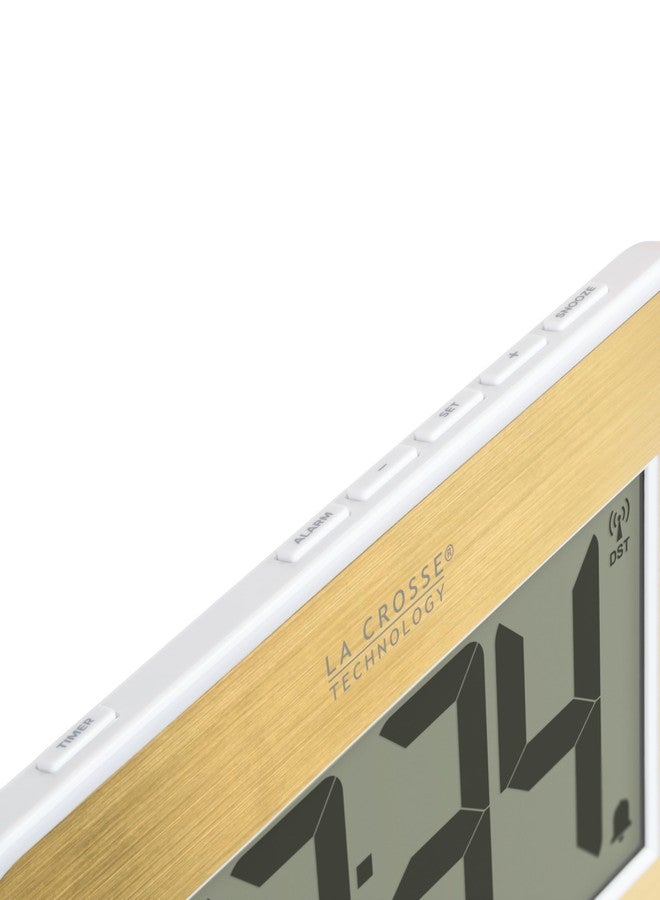 La Crosse Technology L73859 Two-Tone Atomic Digital Clock with Temperature - Image 5