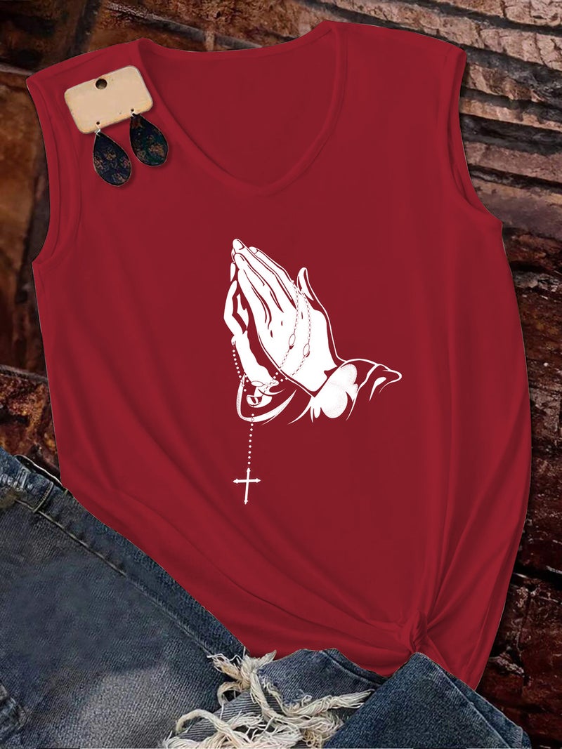 2025 Short-Sleeved Women'S Loose V-Neck Short-Sleeved T-Shirt New A47 Printed - Image 5