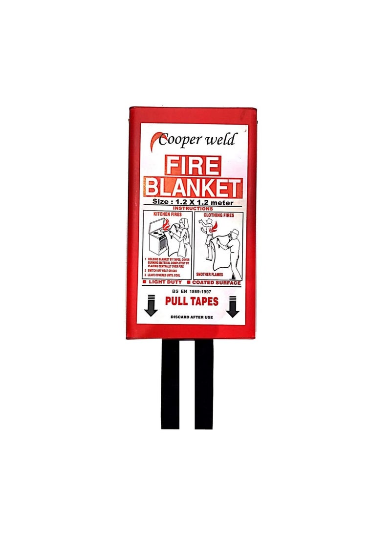 Kitchen Fire Blanket 1.2 x 1.2 Meter  - Image 2