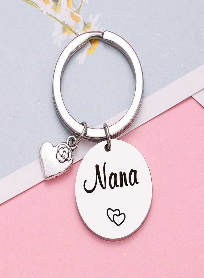 Nothers RSZOTW Nana Birthday Keychain For Grandma Gifts - Mothers Day Jewelry For Nana, Gigi, Granny Gifts - Nan Jewelry For Mamaw, Grandmom, Abueltie, Mom Keychain - Image 5